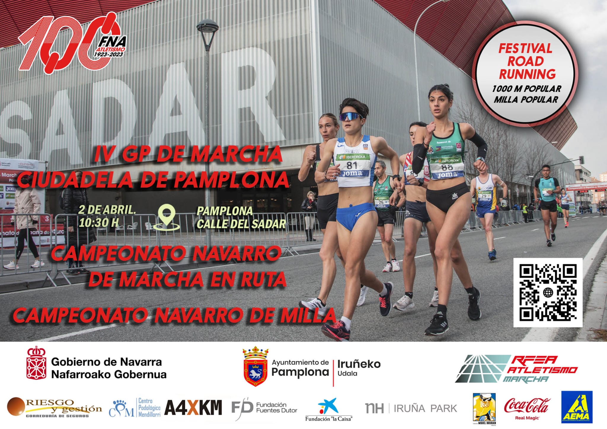 Información del IV G.P. de Marcha "Ciudadela de Pamplona"