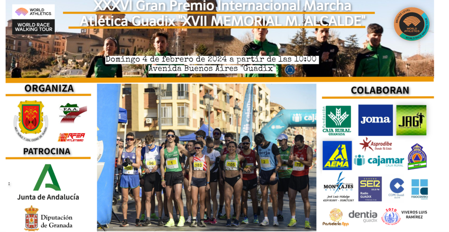 XXXVI Gran Premio de Marcha Ciudad de Guadix. “Memorial Manuel Alcalde”