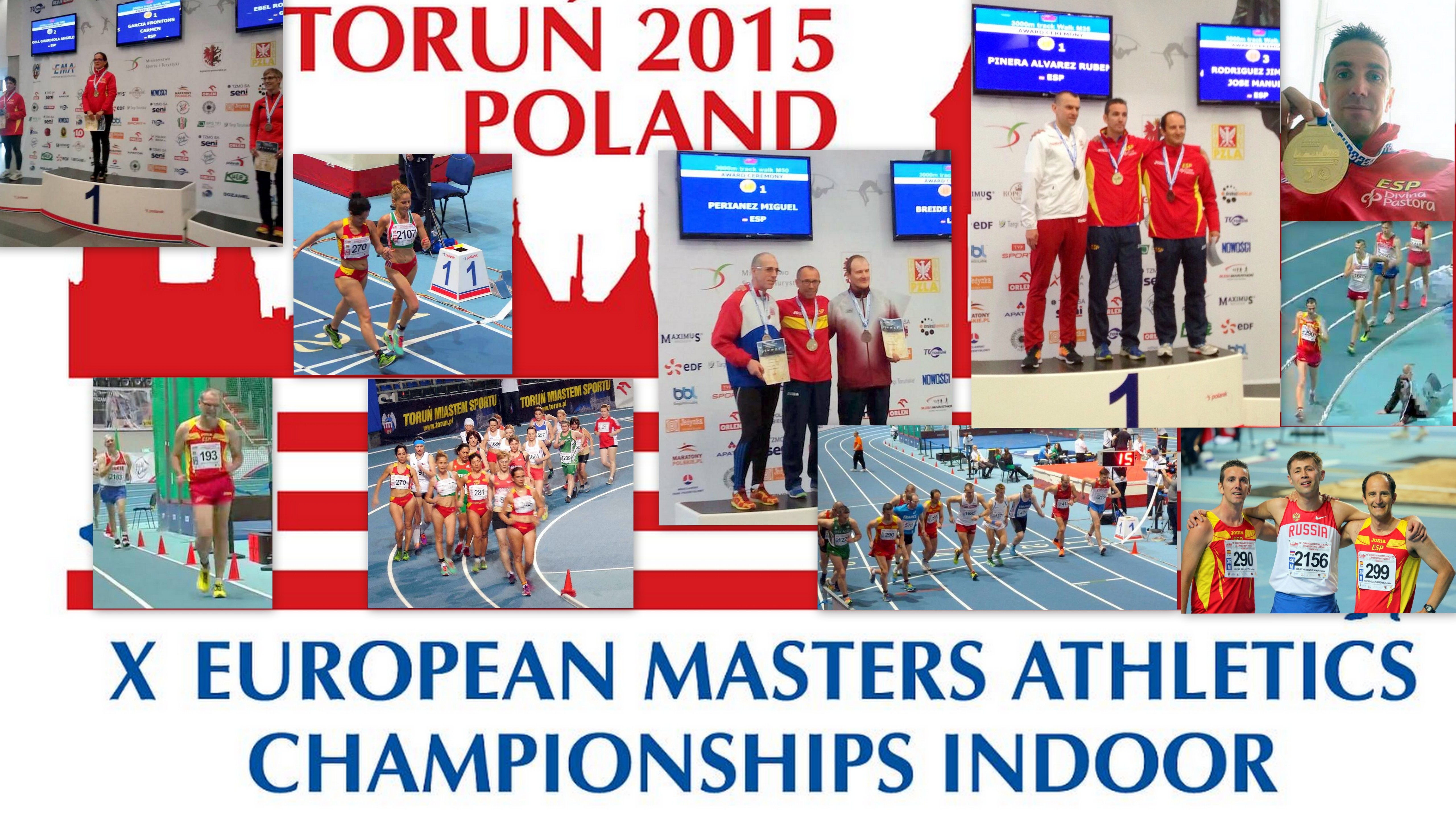Periáñez, Piñera, García, Marcos, Noell y Rodríguez: medallistas en Europeo de Torun
