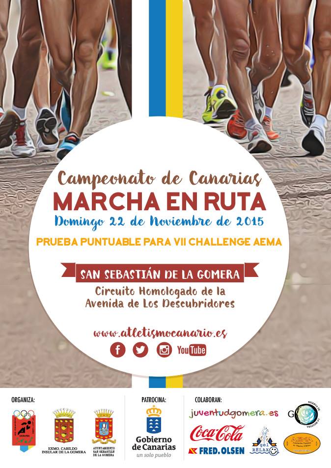 Cto. de Canarias de Marcha en Ruta, 22 noviembre