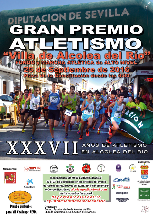 G. P. de Atletismo Villa de Alcolea del Río, 25 de septiembre