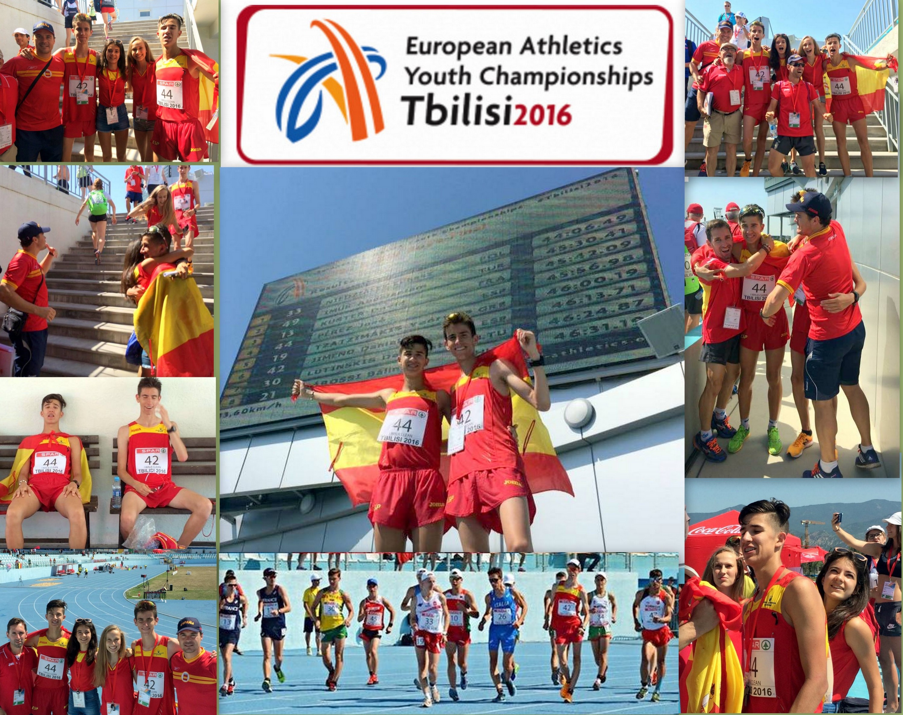 José Manuel Pérez y Daniel Jimeno, 4º y 6º de Europa Juvenil